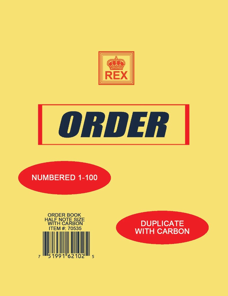 Order Book — ½ Note Size — With Carbon